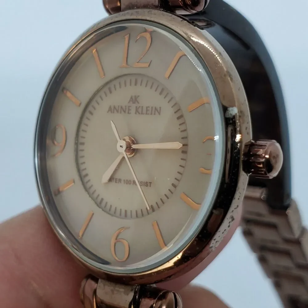 Anne Klein Women's‎ Watch 28MM Case Brown Dial Bracelet 5.5